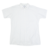 M LUXOR Mens Shirt White 90s Striped L