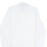 BRANKA DINIC Mens Shirt White Striped Long Sleeve S