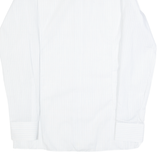 BRANKA DINIC Mens Shirt White Striped Long Sleeve S