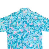 Mens Shirt Blue Floral M
