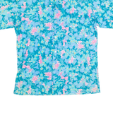 Mens Shirt Blue Floral M