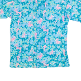 Mens Shirt Blue Floral M