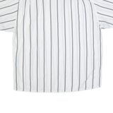 YES Mens Shirt White 90s Striped XL