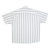 YES Mens Shirt White 90s Striped XL