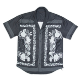 MENNENCE Mens Shirt Black Floral M