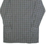 BREMO Mens Shirt Black Check Long Sleeve M