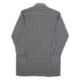 BREMO Mens Shirt Black Check Long Sleeve M
