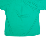 LETS GO Mens Plain Shirt Green 90s L