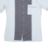 EILLON Mens Plain Shirt Blue M