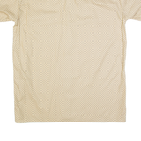 JACK GORON Mens Shirt Beige 90s Crazy Pattern L