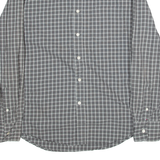 TOMMY HILFIGER Mens Shirt Grey Check Long Sleeve M