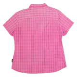 JACK WOLFSKIN Womens Shirt Pink Check XL