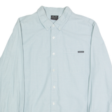 OAKLEY Mens Plain Shirt Blue Long Sleeve L