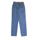LEE Womens Jeans Blue Regular Mom W24 L30