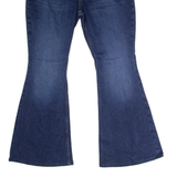 LEE High Rise Womens Jeans Blue Slim Flared Stone Wash W30 L28