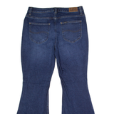 LEE High Rise Womens Jeans Blue Slim Flared Stone Wash W30 L28