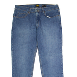 LEE Mens Jeans Blue Regular Straight W34 L26