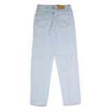 LEE Womens Jeans Blue Regular Straight W28 L32