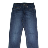 LEE Mens Jeans Blue Slim Straight Stone Wash W32 L34