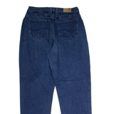LEE Womens Jeans Blue Regular Mom W30 L30