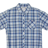 TOMMY HILFIGER DENIM Mens Shirt Blue 90s Plaid S