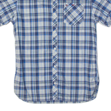 TOMMY HILFIGER DENIM Mens Shirt Blue 90s Plaid S