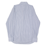 TOMMY HILFIGER Mens Shirt Blue 90s Check Long Sleeve L