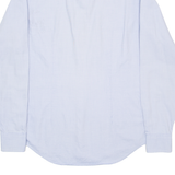 TOMMY HILFIGER Slim Fit Mens Plain Shirt Blue Long Sleeve S