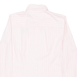 LA MARTINA Womens Shirt Pink Striped Long Sleeve M