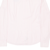 LA MARTINA Womens Shirt Pink Striped Long Sleeve M