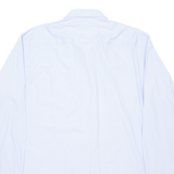 WESTBURY Mens Plain Shirt Blue Long Sleeve M