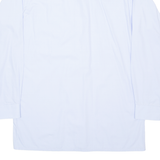 WESTBURY Mens Plain Shirt Blue Long Sleeve M