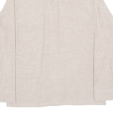 LINEA GATSBY Mens Plain Shirt Beige Long Sleeve XXS