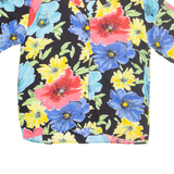 CV Womens Shirt Black Floral M