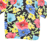 CV Womens Shirt Black Floral M