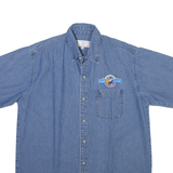 GIRADELLI Mens Plain Shirt Blue M