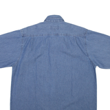 GIRADELLI Mens Plain Shirt Blue M