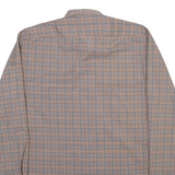 BUD BERMA The Weekender Plaid Mens Shirt Grey Plaid Long Sleeve M