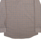 BUD BERMA The Weekender Plaid Mens Shirt Grey Plaid Long Sleeve M