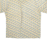 VIA VENETO Mens Shirt Yellow 90s Check L