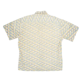 VIA VENETO Mens Shirt Yellow 90s Check L