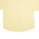 HILL & ARCHER Oxford Mens Plain Shirt Yellow XL