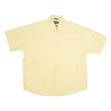 HILL & ARCHER Oxford Mens Plain Shirt Yellow XL