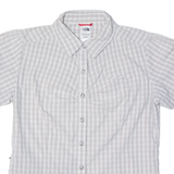 THE NORTH FACE Mesh Lined Womens Shirt Cream Check M