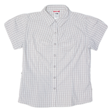 THE NORTH FACE Mesh Lined Womens Shirt Cream Check M