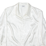 DEL MOD Womens Shirt White Floral Long Sleeve UK 22