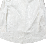 DEL MOD Womens Shirt White Floral Long Sleeve UK 22