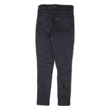 LEVI'S Retro High Womens Jeans Black Regular Skinny W27 L29