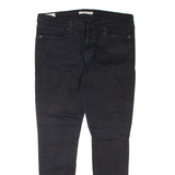 LEVI'S 711 Womens Jeans Black Regular Skinny W31 L29