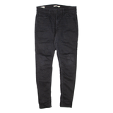 LEVI'S 710 Womens Jeans Black Regular Skinny W30 L30